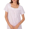 image:imageCarole Hochman Pajamas for Women Nightgown  Floral Cotton Knit Lightweight 44 Short Sleeve Waltz Sleep DressPink Sweet Bunny