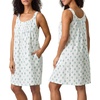 image:imageCarole Hochman Womens 38 Sleeveless Nightgown  100 Cotton Jersey  Lightweight amp Soft Sleepshirt Sleepwear amp LoungewearWhite Bouguet