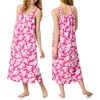 image:imageCarole Hochman Womens 48 Maxi Sleeveless Nightgown  100 Cotton Jersey  Lightweight amp Breathable Sleepwear amp LoungewearPink Raspberry Rose