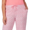 image:imageCarole Hochman Womens 4Piece 100 Cotton Pajama Set  VNeck TShirt Tank Capri Pants amp Shorts with Drawstring amp PocketsPink