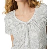 image:imageCarole Hochman Womens Short Sleeve 38 Sleepshirt  100 Cotton Knit  Lightweight Nightgown with Pockets Sleep amp LoungeGrey Heather Floral