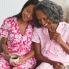 image:imageCarole Hochman Womens Short Sleeve Button Down Pajama Top amp Cropped Pants Set  100 Cotton Jersey  Sleepwear amp LoungewearParfait Pink Gardening
