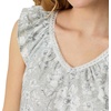 image:imageCarole Hochman Womens Short Sleeve Pajama Top amp Bermuda Shorts Set  100 Cotton Jersey  Breathable Sleepwear amp LoungewearGrey Heather Floral