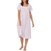 image:imageCarole Hochman Pajamas for Women Nightgown  Floral Cotton Knit Lightweight 44 Short Sleeve Waltz Sleep DressPink Sweet Bunny