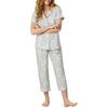 Grey Heather Floral