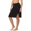 image:imageCarole Hochman Soft Stretch Anti Cling 23 Inch Half Slip Skirt for WomenBlack